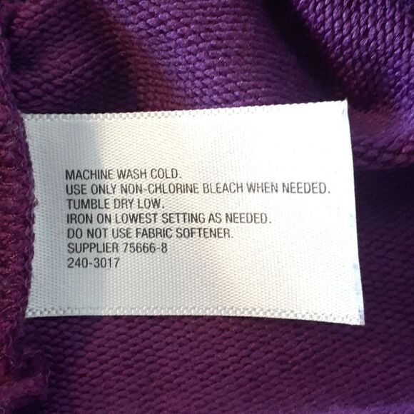 Made for Life size LT, plum color, zippered - Picture 9 of 10